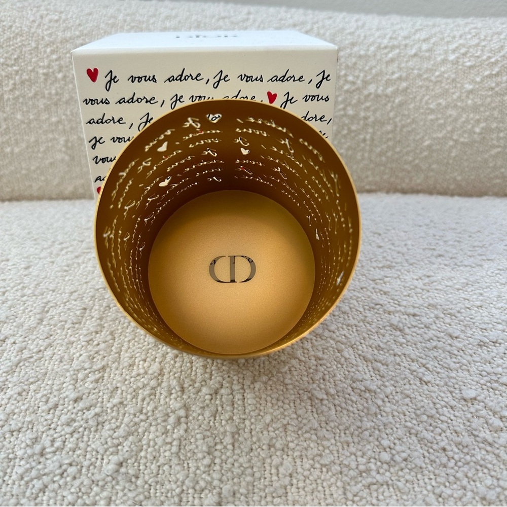 Christian Dior Je Vous Adore Gold Candle Holder - Picture 4 of 10